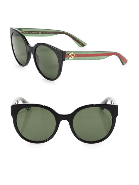 gucci web plaque sunglasses 54mm|Gucci sunglasses female.